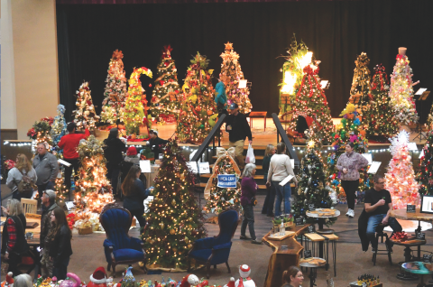 Enoch Autry/The Clayton Tribune. On Black Friday and Saturday, Nov. 29, crowds of people made their way to the Rabun County Civic Center for the 2025 Rabun Festival of Trees and Holiday Extravaganza. A total of $13,695 was raised for the Teaching Kitchen of the Food Bank of Northeast Georgia and many vendors made plans to return in 2026.