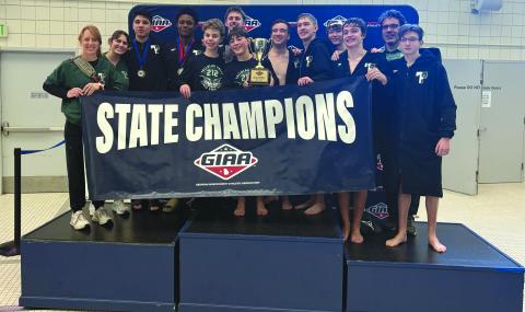 TFS Athletics. Indians capture back-to-back state swimming championship at Georgia Tech in Atlanta.