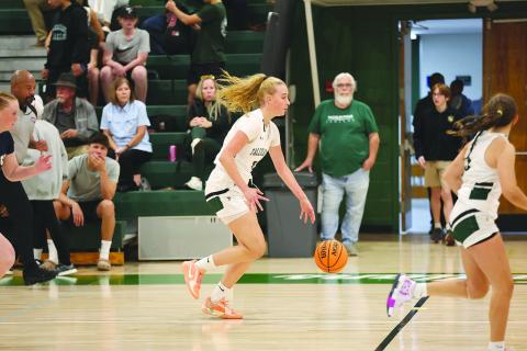 Photo courtesy Austin Poffenberger. Klara Dvorakova led the way for the Lady Indians in the Tallulah Falls School’s 53-43 win over King’s Academy. She had 18 points.