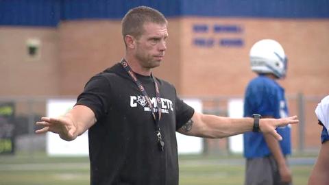 Submitted. Luke Coleman, pictured here, has been hired as Rabun County’s new defensive coordinator after Bill Stewart accepted the head coaching job at Rome High School in January. 