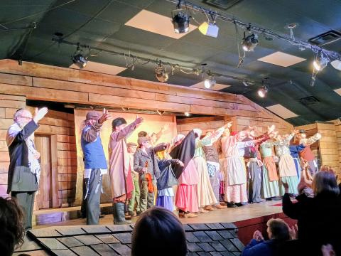 Megan Horn/The Clayton Tribune. This is a view audience members could experience the next two weekends when they go to see North Georgia Community Players’ production of the musical “Fiddler on the Roof.” 