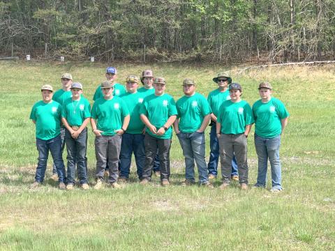 Submitted. The Rabun County 4-H Shotgun Team competes in Northeast District Modified Trap Shotgun Qualification Day in Blairsville, Ga., on April 18. Multiple Juniors and Seniors qualified for state competition.