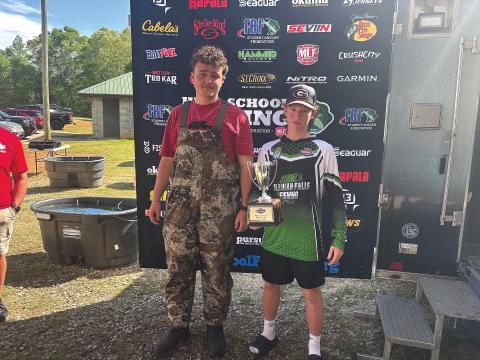TFS Athletics. DJ Broome and Shepard Crumley of Tallulah Falls School capture state runner-up and qualify for nationals for bass fishing on Lake Hartwell. This marks the third top-10 state finish for Broome and Shepard and their best ever showing.