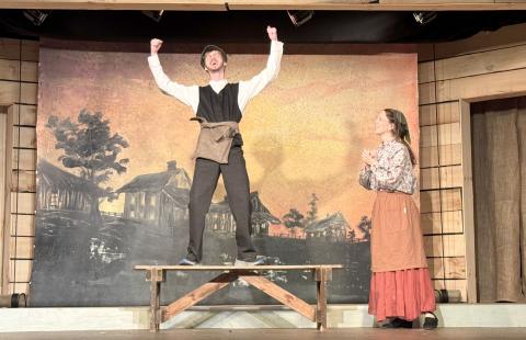 Submitted photo. “The Fiddler on the Roof” is a performance with a lot of energy. 