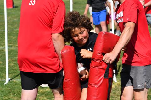 Wesley Branch/The Clayton Tribune. Scenes from the Future Wildcat Kids Camp at Rabun County high school on May 19.