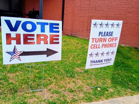 Megan Horn/The Clayton Tribune. Leading up to the May 19 General Primary and Nonpartisan General Election, residents can vote early at the elections office in Clayton.