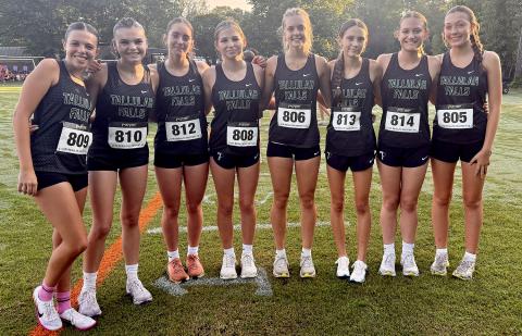 Submitted photo. The Tallulah Falls girls cross country team claimed runner-up at championships in Athens on Aug. 15.