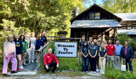 Submitted photo. Forward Rabun kicked off its 2026-2027 Youth Leadership Program with a visit to the Foxfire Museum.