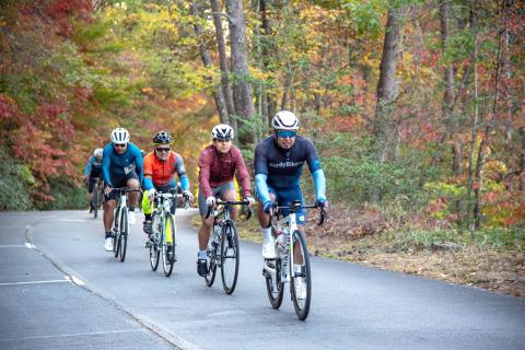 Submitted. Riders take in the views along the Twin Rivers Challenge route through Tallulah Gorge State Park. More than 250 riders took part in last year’s ride, enjoying the scenery and challenging roads of Northeast Georgia.