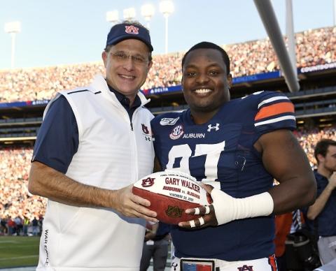 Gary Walker on senior day