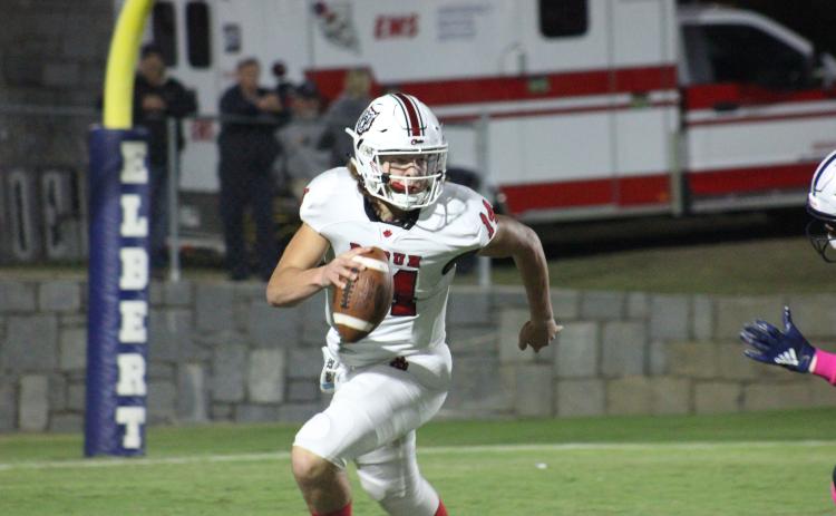 File photo RCHS quarterback Gunner Stockton passed for 43 touchdowns and ran for 19 last season.