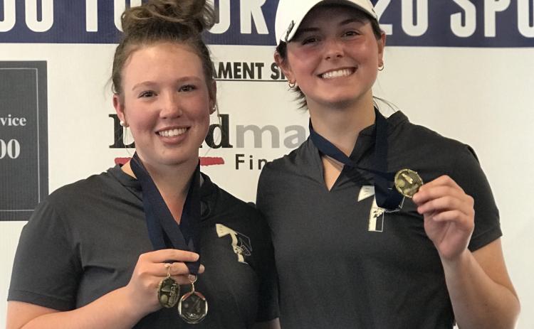 Wendy Jackson/Tallulah Falls School Brinson Hall and Maggie Jackson both posted 82s at the West Hall Invitational last Saturday.