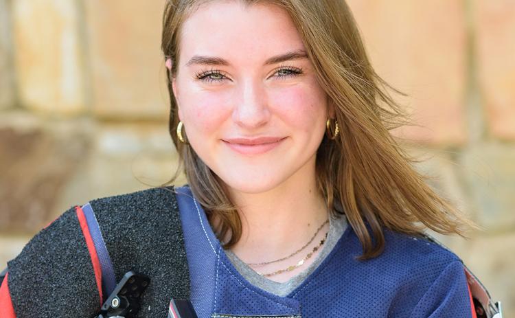 Submitted photo Sam Stamey is a junior and team captain of the Tallulah Falls rifle squad.