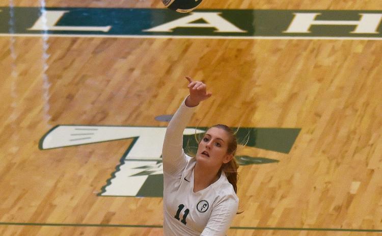 File photo. After an outstanding junior season, Katy Corbett returns to lead the Tallulah Falls spikers.