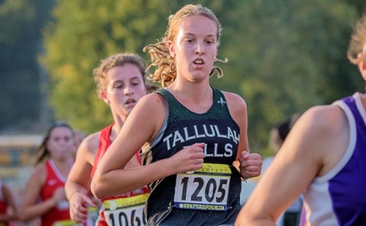 Submitted photo by Tallulah Falls School. Lucy Alexander finished 13th at area and 36th at the state meet for Tallulah Falls.