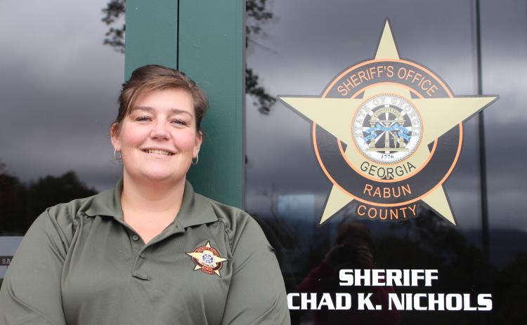Megan Broome/The Clayton Tribune. Capt. Beth Darnell was promoted from deputy and oversees the operations of the Rabun County Detention Center.