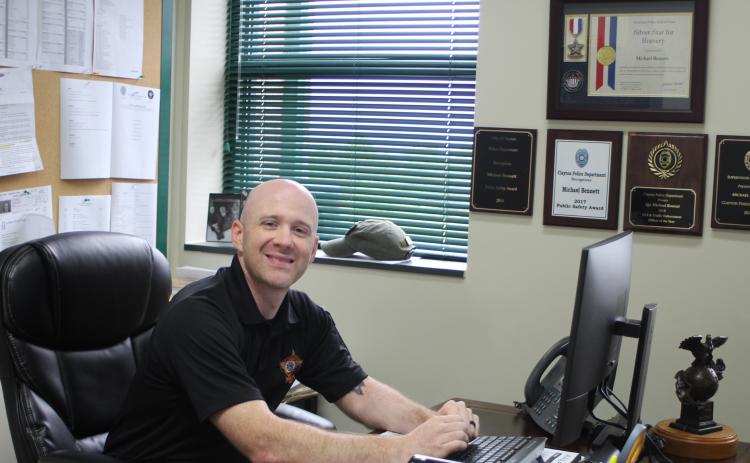 Megan Broome/The Clayton Tribune. Lt. Michael Bennett is the new assistant jail administrator at the Rabun County Detention Center. He started at the beginning of May.
