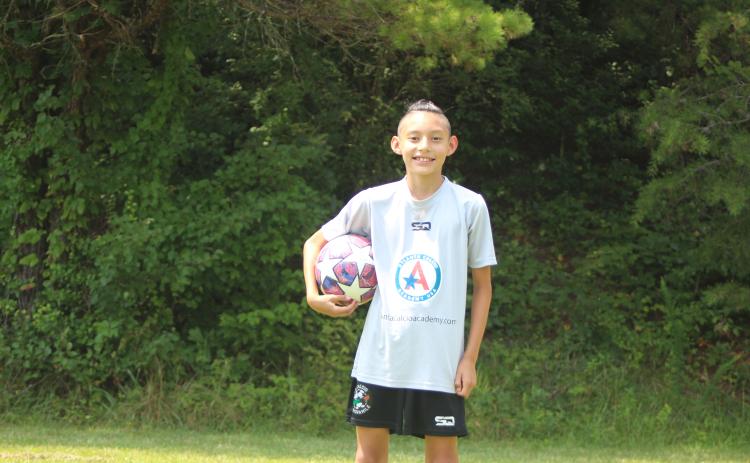 Megan Broome/The Clayton Tribune. Rabun County 11-year-old native Carlos Lopez-Justus was invited to spend 12 days in Italy to train with professional soccer coaches after attending a summer camp at the Atlanta Calcio Academy (ACA) in Habersham. Out of 34 players in the 12U group at the camp, he was the only player to be invited to Italy.