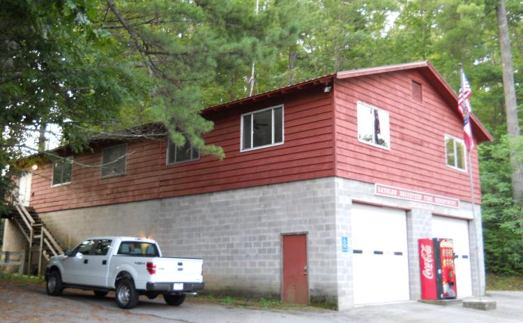 Photo courtesy of Rabun County Fire Services. The current Station 8-Satolah fire station will be relocated after commissioners approved purchase of 15 acres of land for $295,000.