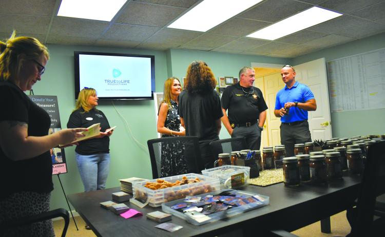 Enoch Autry/The Clayton Tribune. The newly opened Choices Pregnancy Center on Main Street Clayton provides programs to expectant mothers and assistant after the birth.