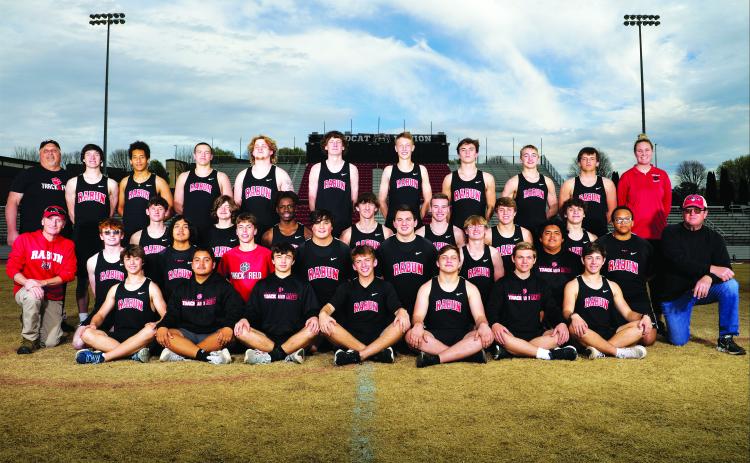 Submitted photo. The Rabun County boys track and field team is off to a solid start to their season under new head coach Tim Corbett.