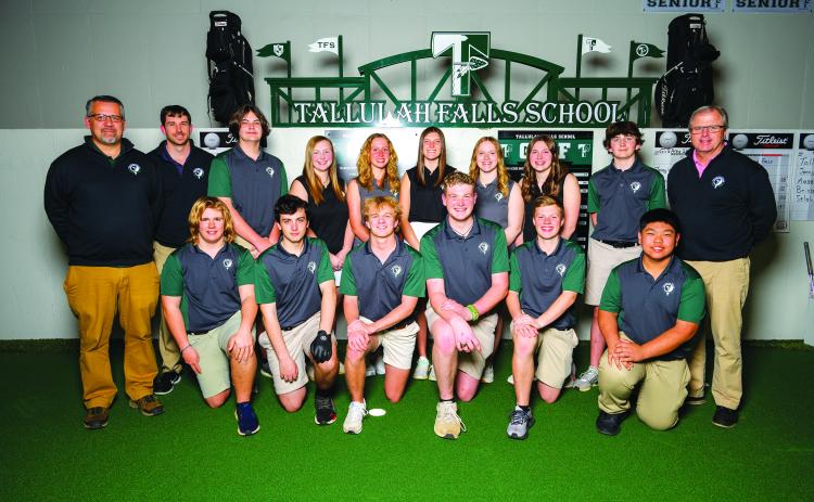 Submitted photo. The 2023 Tallulah Falls boys and girls golf teams.