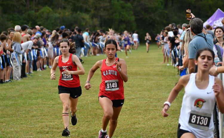 Wade Cheek/The Clayton Tribune. Lady Cat senior Itzia Vasquez placed 32nd in the girls 5000-meter race of last Thursday’s Mountain Invitational. The Wildcats will soon host their home meet in Tiger on Oct. 12 with junior varsity running first at 4:30 p.m.