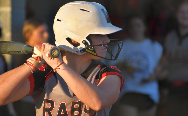 Wade Cheek/The Clayton Tribune. Senior shortstop Mili Watts cracked two doubles in Tuesday’s loss against Elbert County. The Lady Cats will look to bounce back against region opponent Athens Christian today at 5:30 in Athens.