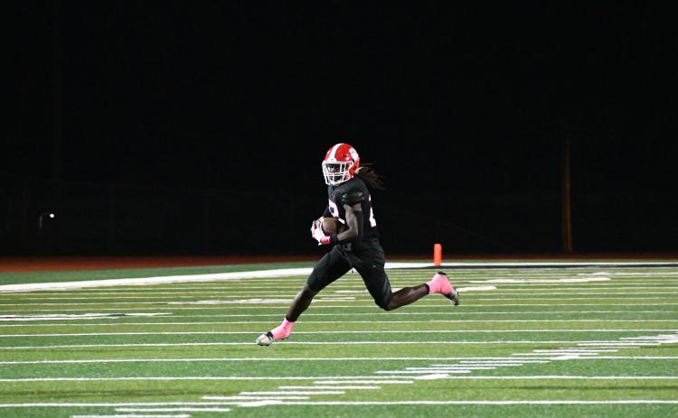 Wade Cheek/The Clayton Tribune. RCHS senior and University of Cincinnati signee Willie Goodwyn was tabbed to Georgia Class A DI's All-State First Team as a wide-receiver.