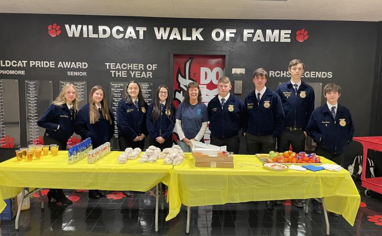 Photos courtesy of Rabun County FFA. The Rabun County FFA celebrated FFA Week locally in February.