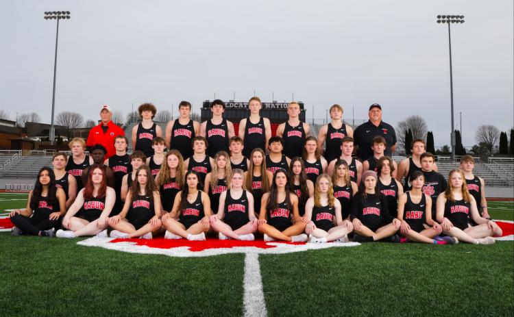 Submitted. The RCHS track and field team includes G.B. Anderson, Esmeralda Antonio Hernandez, Jayda Bearden, Isabella Buchanan, Madison Burr, Ansley Clark, Aubrey Colbert, Riley Crane, Hanna Delic, Ash Denning, Hayden Deslich, Andrea Espitia, Jalyn Fisher, Vivian Fisher, Sen Flaherty, Ruben Fuentes, Brysen Greene, Reese Greene, Kenlee Hedge, Madison Houck, Walker James, Christina Keller, Madilyn Kowalsky, Reed Lafevers, Valery Lembi, Libby Lewis, Celton Littrell, J.P. Lopez, Leo Marin, Brady Mazarky, Molly