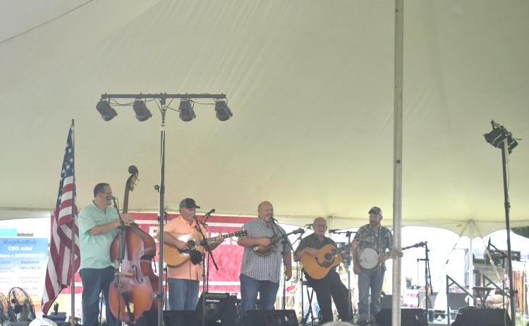 File photo. Curtis Blackwell and the Dixie Bluegrass Boys are scheduled back again this year at the 27th Dillard Bluegrass Benefit Festival at Dillard City Hall Fairgrounds Friday, Aug. 2, and Saturday, Aug. 3.