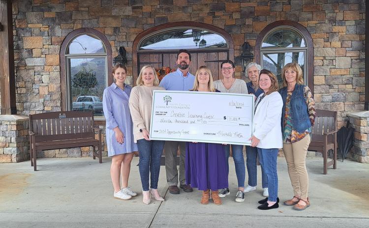 Megan Horn/The Clayton Tribune.  The Creative Learning Center (CLC) recently received the North Georgia Community Foundation (NGCF) Opportunity Grant in the amount of $11,000 to go towards expanding their new infant program.