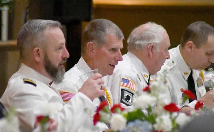 File photo/Enoch Autry/The Clayton Tribune. The annual Veterans Appreciation Dinner in 2023 filled the Rabun County Civic Center. This year the dinner is scheduled from Thursday, Nov. 7, at the 201 W. Savannah St. in Clayton. The program begins at 6 p.m.