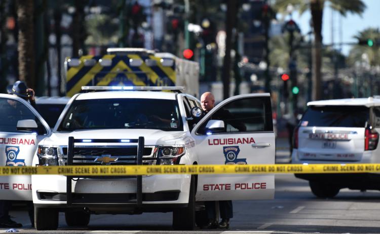 Wade Cheek/The Clayton Tribune. Four hundred officers have responded in relief to the recent terrorist attack on Bourbon Street in New Orleans that killed 14 people and injured dozens more on the morning of Wednesday, Jan. 1. 