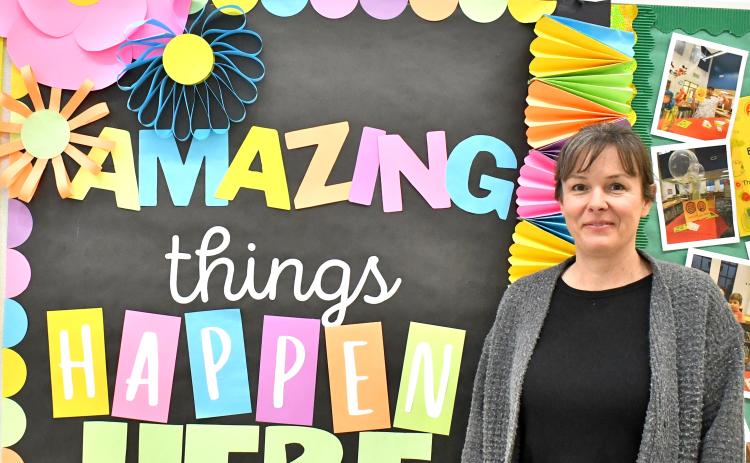 Megan Horn/The Clayton Tribune. Rabun County Primary School teacher Mandy Garcia is this year’s school system recipient of the Philip Wright Award for her commitment and advocacy for children with special needs. Garcia is a special education teacher in a self-contained resource classroom.