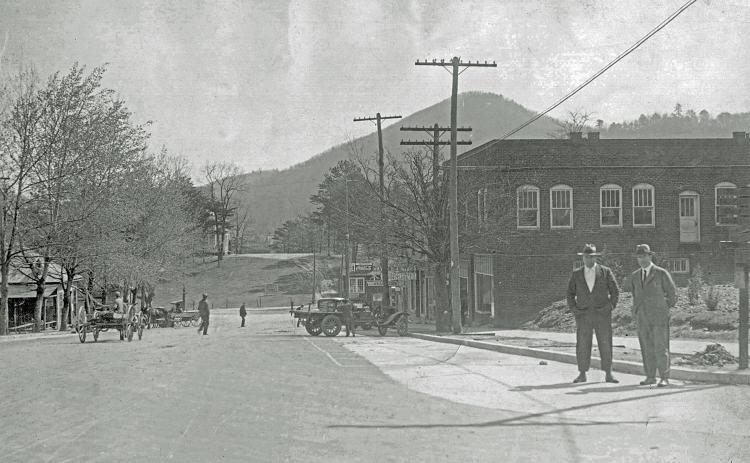 Photo courtesy of the Rabun County Historical Society. A photograph of what the 28 East Savannah Street building looked like in the mid-1920s.