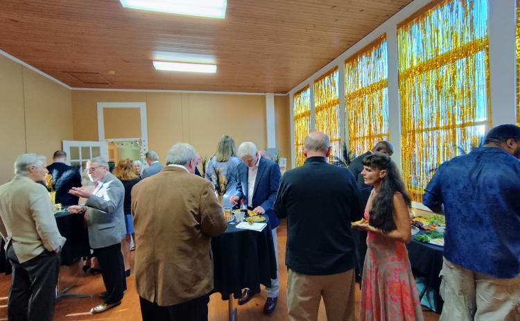 Megan Horn/The Clayton Tribune. It was a fun night on Saturday, April 26, as crowds mingle and enjoy hors d’oeuvres before the Cabaret performance at the North Georgia Community Players 25th Anniversary Gala featuring “A Night on Broadway.”