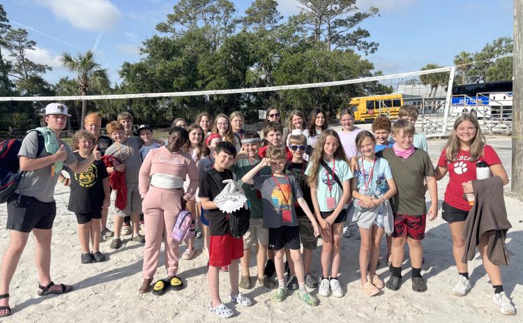 Submitted. Rabun County 4-H fifth and sixth grade students attend Cloverleaf Summer Camp at Camp Burton at Tybee Island, Ga. June 2-6.