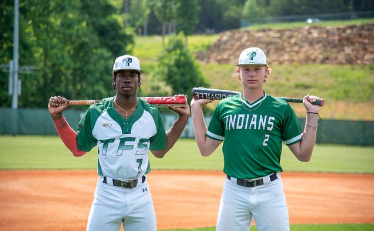 Photo courtesy of Ashton Bass. Tallulah Falls’ Ashton Roache hails from Nassau, Bahamas, while Chase Pollock is from Toccoa, Ga.
