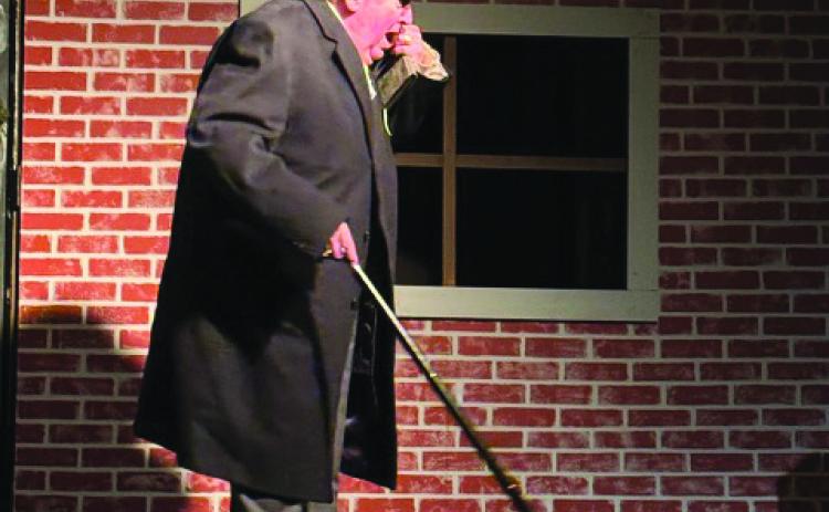 Submitted Photo. Randy Lucas stars as Ebenezer Scrooge in the North Georgia Community Players’ “A Christmas Carol” that opens in Dillard on Dec. 6