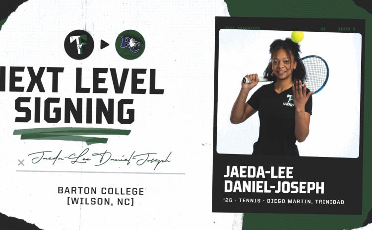 Submitted Photo. Tallulah Falls’ Jaeda-Lee Daniel-Joseph will continue her tennis career at Baron College.