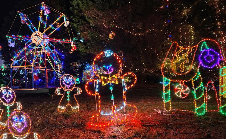 Megan Horn/The Clayton Tribune. The annual Village of Lights is coming to 90 Tiger Connector, Tiger, on Friday, Dec. 12 through Saturday, Dec. 13, and Friday, Dec. 19, through Saturday, Dec. 20, from 5:30 p.m. to 8:30 p.m. It provides two family-friendly weekends of fun.