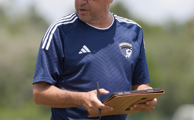 Submitted photo. New Rabun Gap director JC Gonzalez takes over the Eagles’ soccer programs after over 20 years of coaching experience. The girls’ program and Gonzalez will make its debut on Feb. 12 at Whitefield Academy.