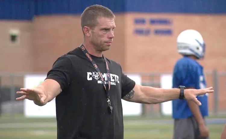 Submitted. Luke Coleman, pictured here, has been hired as Rabun County’s new defensive coordinator after Bill Stewart accepted the head coaching job at Rome High School in January.