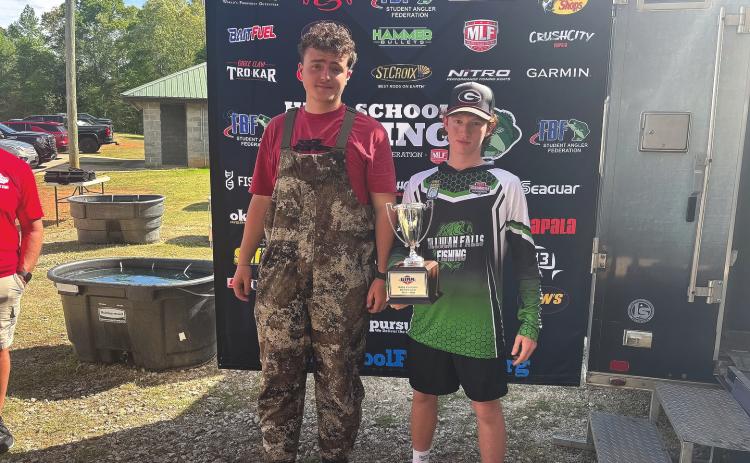 TFS Athletics. DJ Broome and Shepard Crumley of Tallulah Falls School capture state runner-up and qualify for nationals for bass fishing on Lake Hartwell. This marks the third top-10 state finish for Broome and Shepard and their best ever showing.