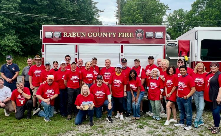 Photos courtesy of Rotary Club of Clayton. Volunteers from the Rotary Club of Clayton, the American Red Cross, and Rabun County Fire Services participated in the Sound the Alarm campaign, canvassing more than 200 homes and installing 57 smoke alarms in 15 households throughout Rabun County. The event was inspired by the memory of Rachel Thorn, whose legacy continues to promote fire safety awareness, preparedness, and the importance of working smoke alarms in every home.