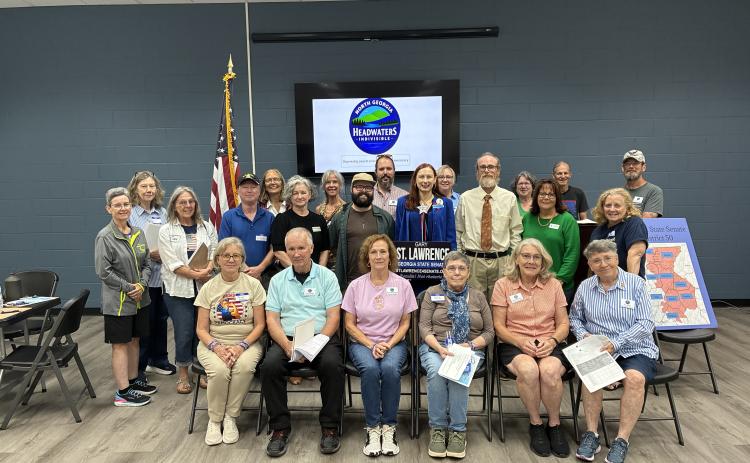 Submitted photo. Candidates, NGHI Steering Committee members, and several workshop attendees at the July 11 event in Clarkesville.
