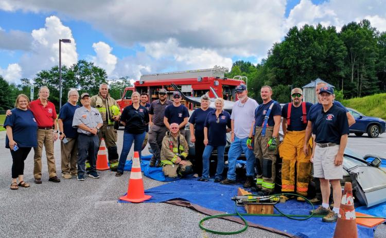 Megan Horn/The Clayton Tribune. Sky Valley-Scaly Mountain Volunteer Fire Rescue Department crew members held their annual Community Appreciation Day on Saturday, Aug. 8. Many members of the community showed out to the family-friendly event.