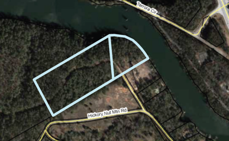 Submitted rendering. Demorest is seeking to acquire Johnny Irvin and David Irvin’s two parcels totaling about 10 acres on Tallulah Falls Lake for a water treatment facility. 